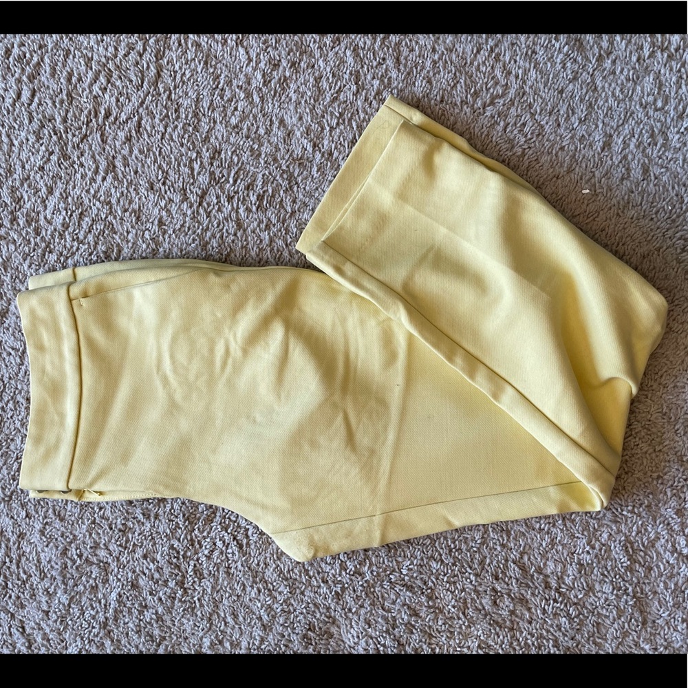 Yellow slim pants Loft